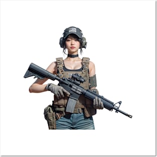 Tactical Girl Posters and Art